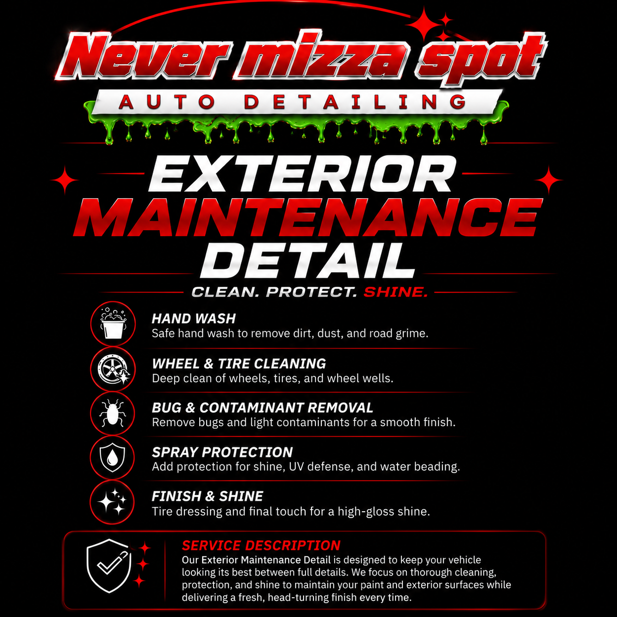 Exterior Maintenance Detail